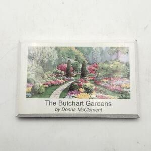 Butchart Gardens Donna McClement Wood Fridge Magnet Floral Pathway Souvenir